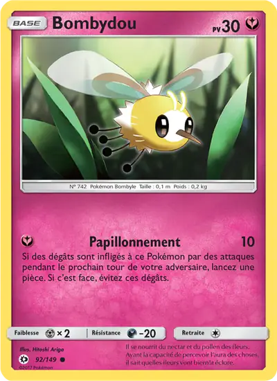 Image de la carte Pokemon Bombydou 92/149