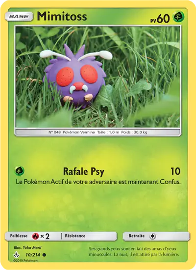 Image de la carte Pokemon Mimitoss 10/214