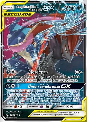 Amphinobi et Zoroark GX 107/214