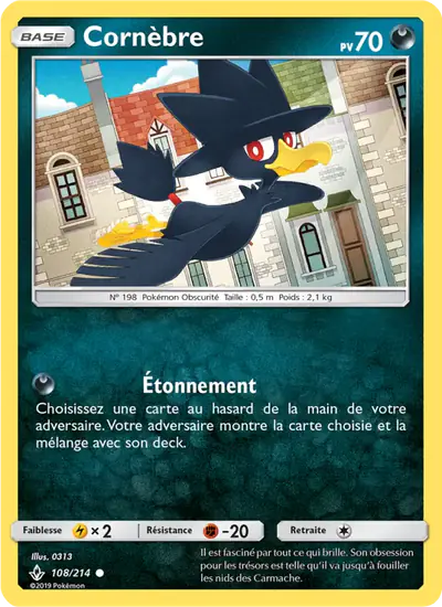 Image de la carte Pokemon Cornèbre 108/214