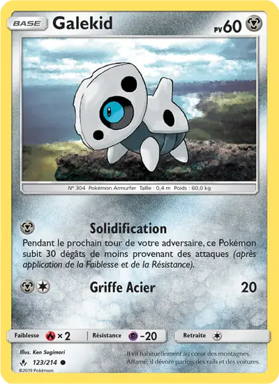 Image de la carte Pokemon Galekid 123/214