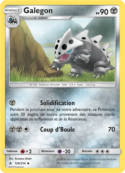 Image de la carte Pokemon Galegon 124/214