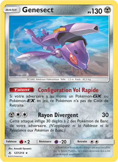 Image de la carte Pokemon Genesect 127/214