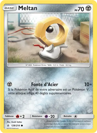 Image de la carte Pokemon Meltan 128/214