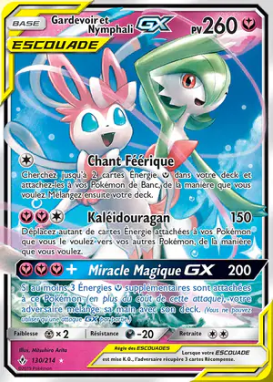 Gardevoir et Nymphali GX 130/214