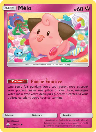 Image de la carte Pokemon Mélo 131/214