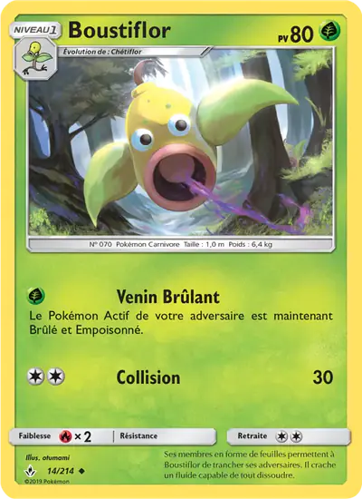 Image de la carte Pokemon Boustiflor 14/214