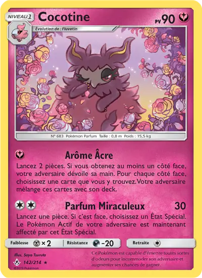 Image de la carte Pokemon Cocotine 142/214