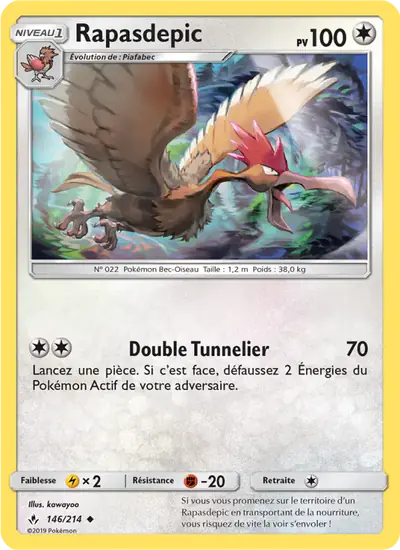 Image de la carte Pokemon Rapasdepic 146/214