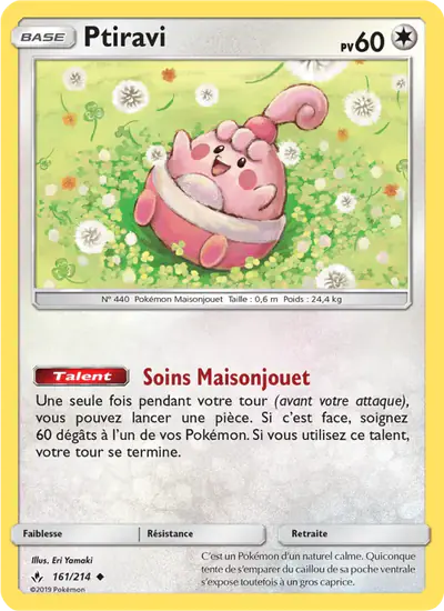 Image de la carte Pokemon Ptiravi 161/214