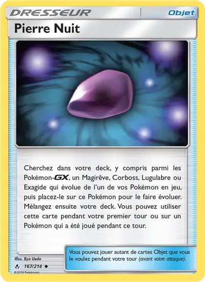 Image de la carte Pokemon Pierre Nuit 167/214