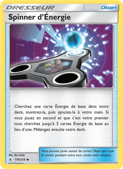 Image de la carte Pokemon Spinner d'Énergie 170/214