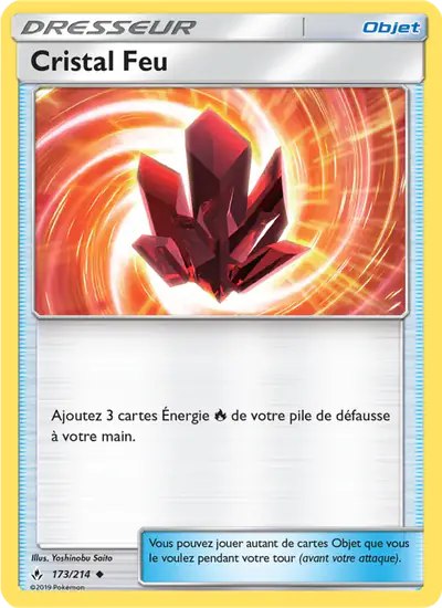Image de la carte Pokemon Cristal Feu 173/214