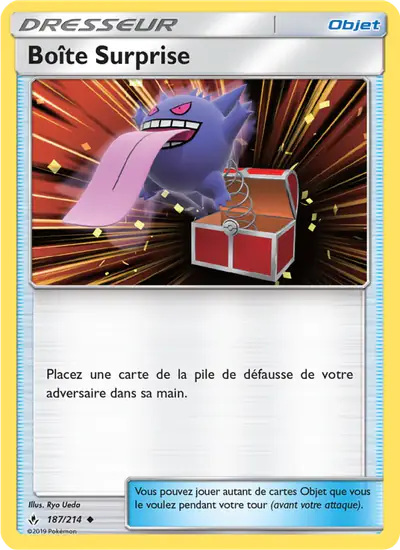 Image de la carte Pokemon Boîte Surprise 187/214