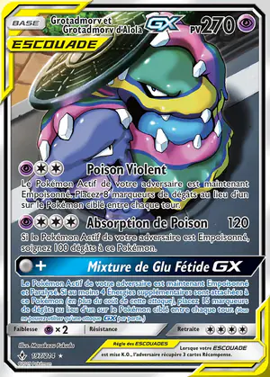 Grotadmorv et Grotadmorv d'Alola GX 197/214