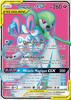 Gardevoir et Nymphali GX 204/214