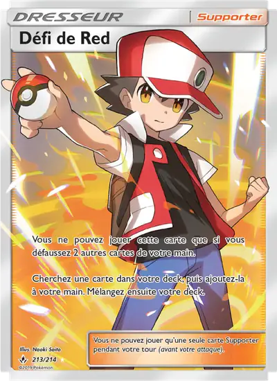 Image de la carte Pokemon Défi de Red 213/214