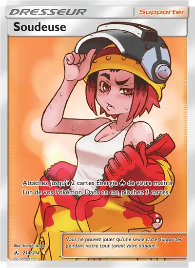 Image de la carte Pokemon Soudeuse 214/214