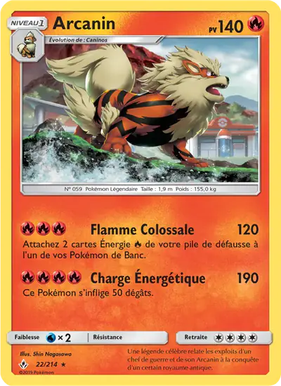 Image de la carte Pokemon Arcanin 22/214