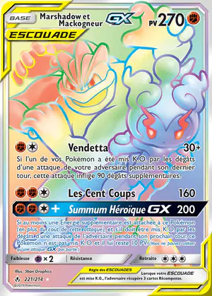 Marshadow et Mackogneur GX 221/214