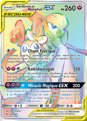 Gardevoir et Nymphali GX 225/214