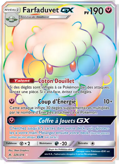 Image de la carte Pokemon Farfaduvet GX 226/214