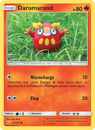 Image de la carte Pokemon Darumarond 23/214