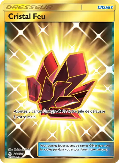 Image de la carte Pokemon Cristal Feu 231/214