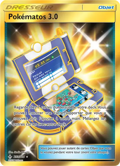 Image de la carte Pokemon Pokématos 3.0 233/214