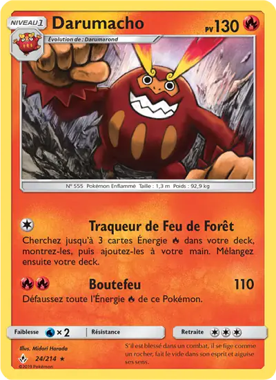 Image de la carte Pokemon Darumacho 24/214