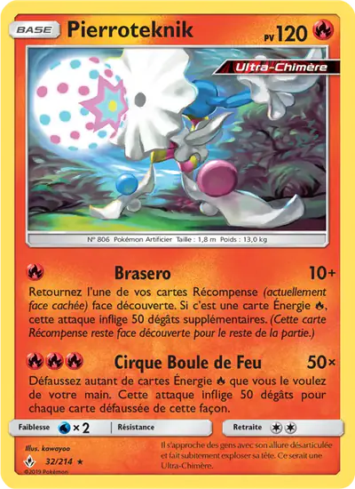 Image de la carte Pokemon Pierroteknik 32/214