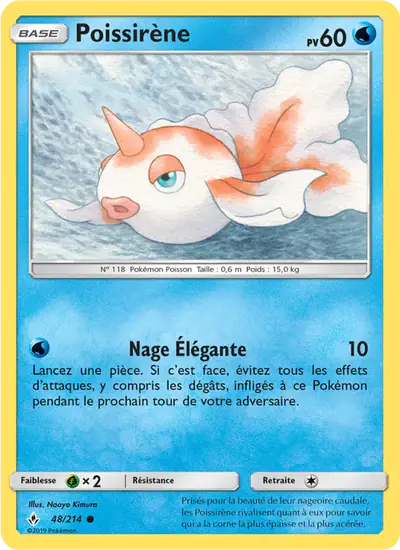 Image de la carte Pokemon Poissirène 48/214