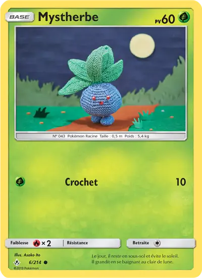 Image de la carte Pokemon Mystherbe 6/214