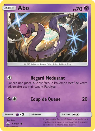 Image de la carte Pokemon Abo 62/214