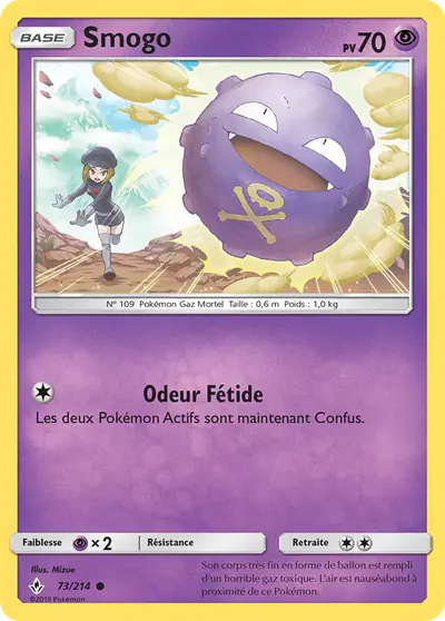 Image de la carte Pokemon Smogo 73/214