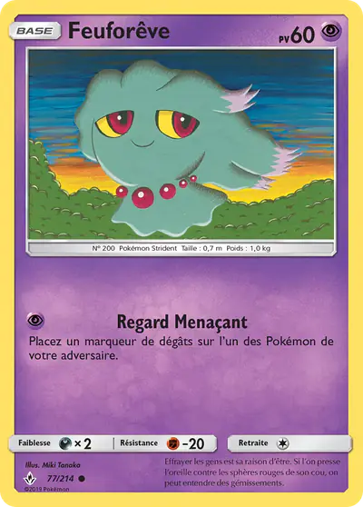 Image de la carte Pokemon Feuforêve 77/214