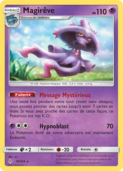 Image de la carte Pokemon Magirêve 78/214