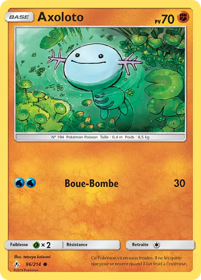 Image de la carte Pokemon Axoloto 96/214