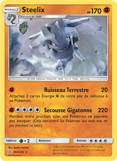 Image de la carte Pokemon Steelix 104/236