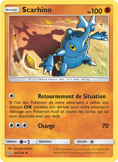 Image de la carte Pokemon Scarhino 107/236
