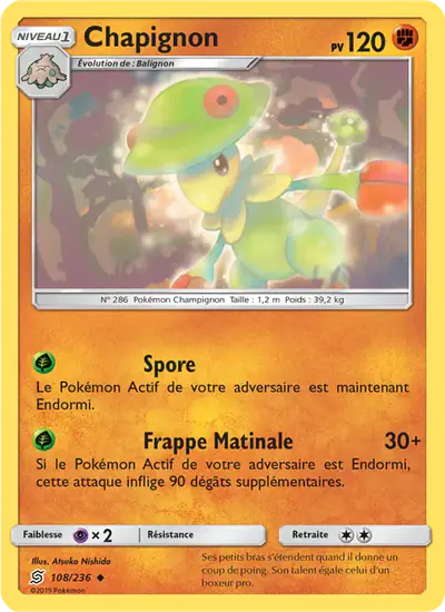 Image de la carte Pokemon Chapignon 108/236