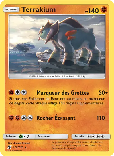 Image de la carte Pokemon Terrakium 122/236