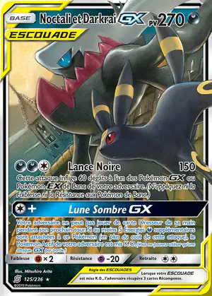 Noctali et Darkrai GX 125/236
