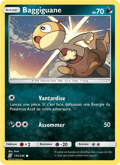Image de la carte Pokemon Baggiguane 137/236