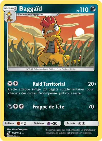 Image de la carte Pokemon Baggaïd 138/236