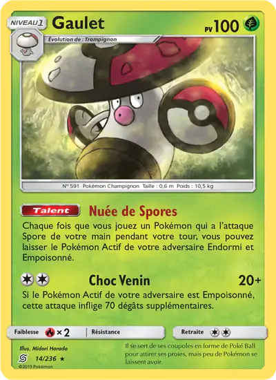 Image de la carte Pokemon Gaulet 14/236