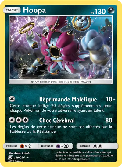 Image de la carte Pokemon Hoopa 140/236