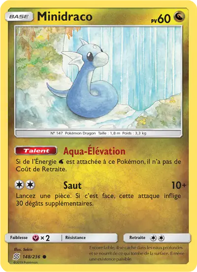 Image de la carte Pokemon Minidraco 148/236