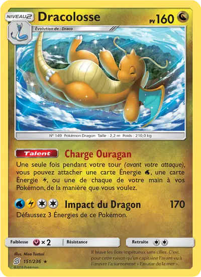 Image de la carte Pokemon Dracolosse 151/236