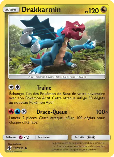 Image de la carte Pokemon Drakkarmin 157/236